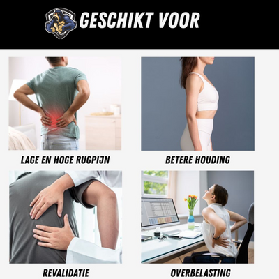 Verstelbare Rugbrace - Rughouding Ondersteuner