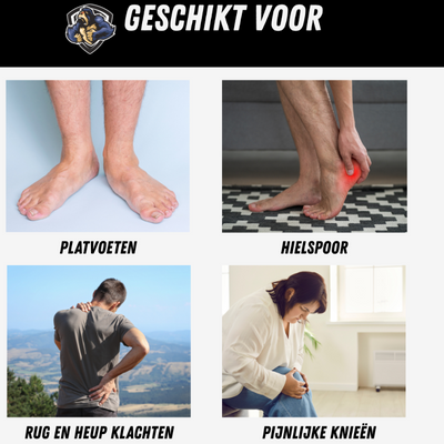 Orthopedische Inlegzolen - Steunzolen voor Hielspoor