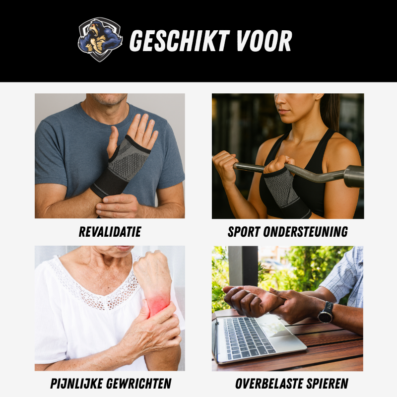 Polsbrace - Verstelbare Handbrace voor Ondersteuning