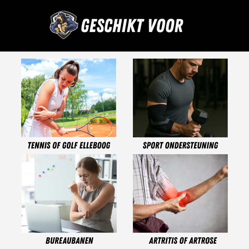 Elleboogbrace - Compressie Arm Sleeve