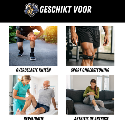 Patella Knieband - One Size Verstelbare Kniebrace