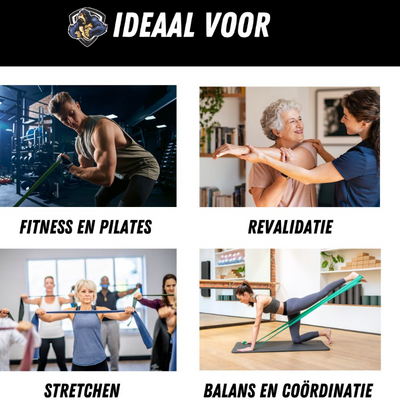Weerstandsbanden Set - Premium Fitness Elastieken
