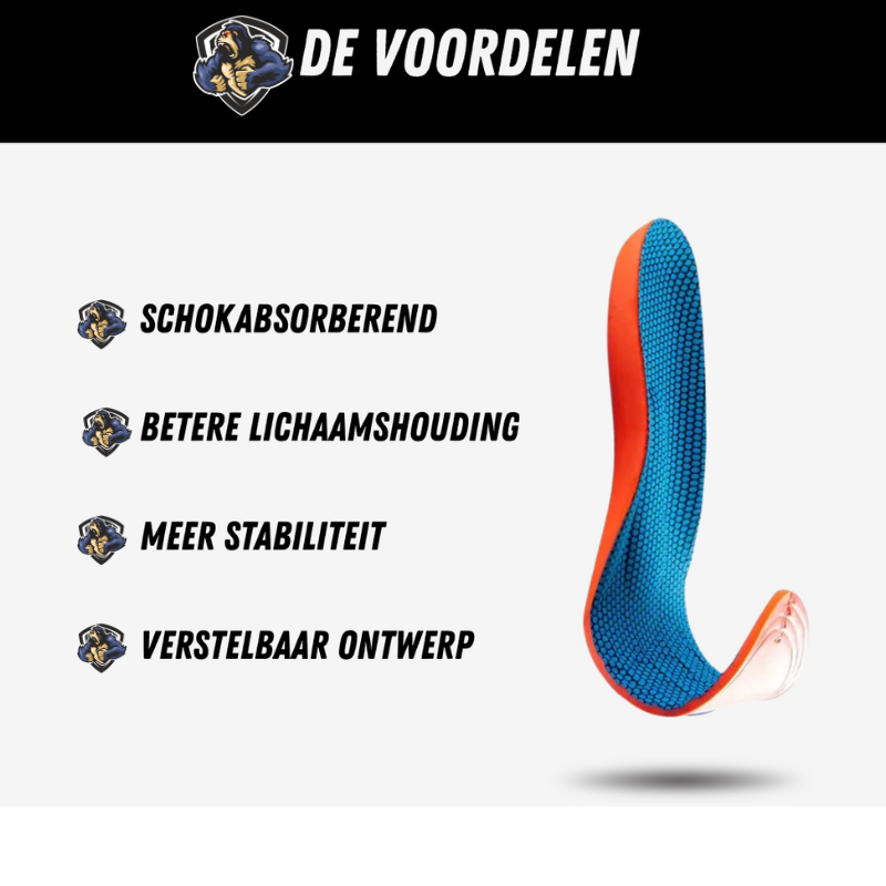 Orthopedische Inlegzolen - Steunzolen voor Hielspoor