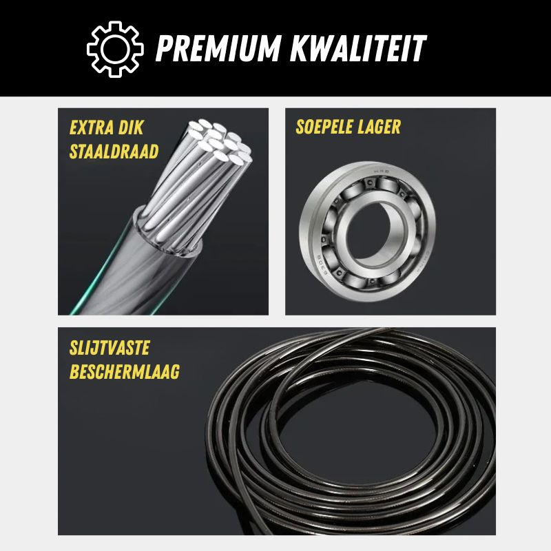 Staaldraad Springtouw - Crossfit & Fitness Speed Rope