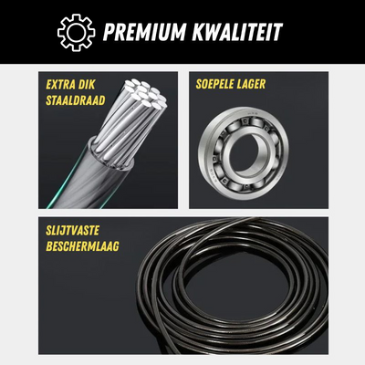 Staaldraad Springtouw - Crossfit & Fitness Speed Rope