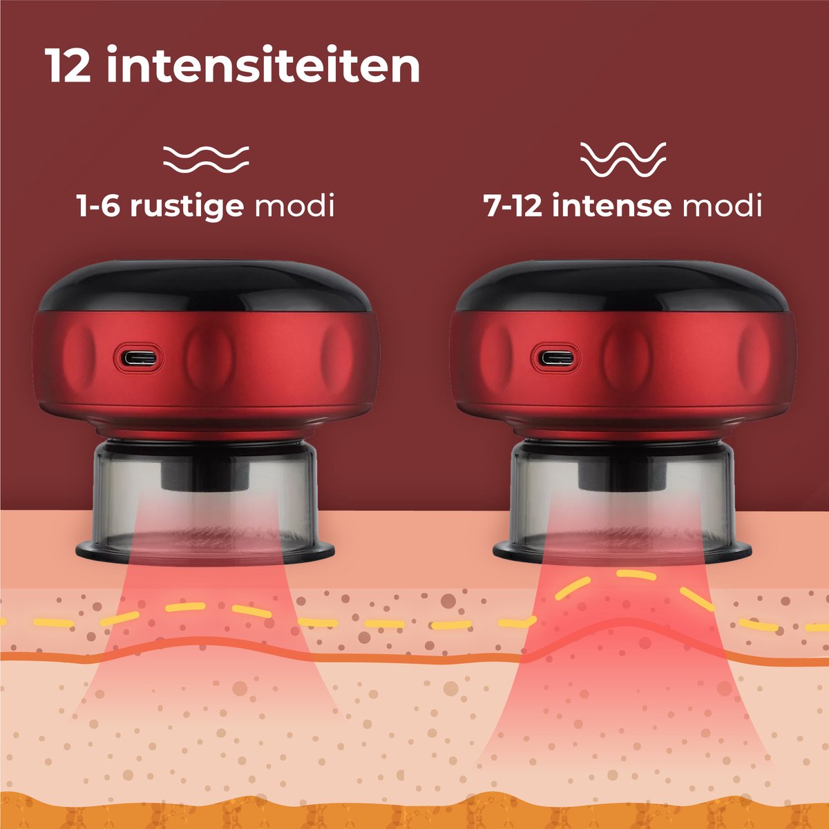 Elektrische Cupper - Cellulitis Massage Apparaat
