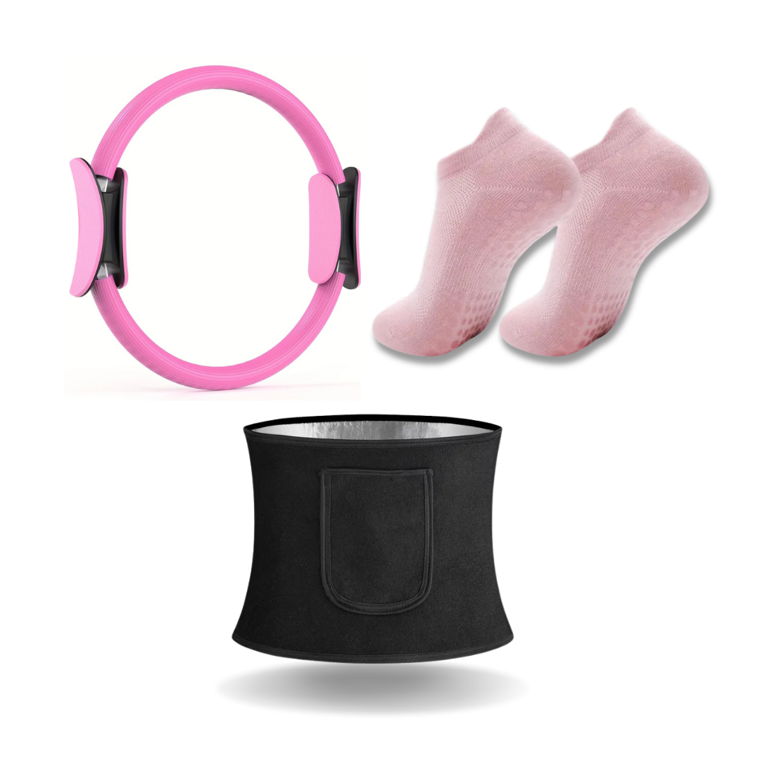 Pilates Kit Roze - Complete Set met Pilates Accessoires!