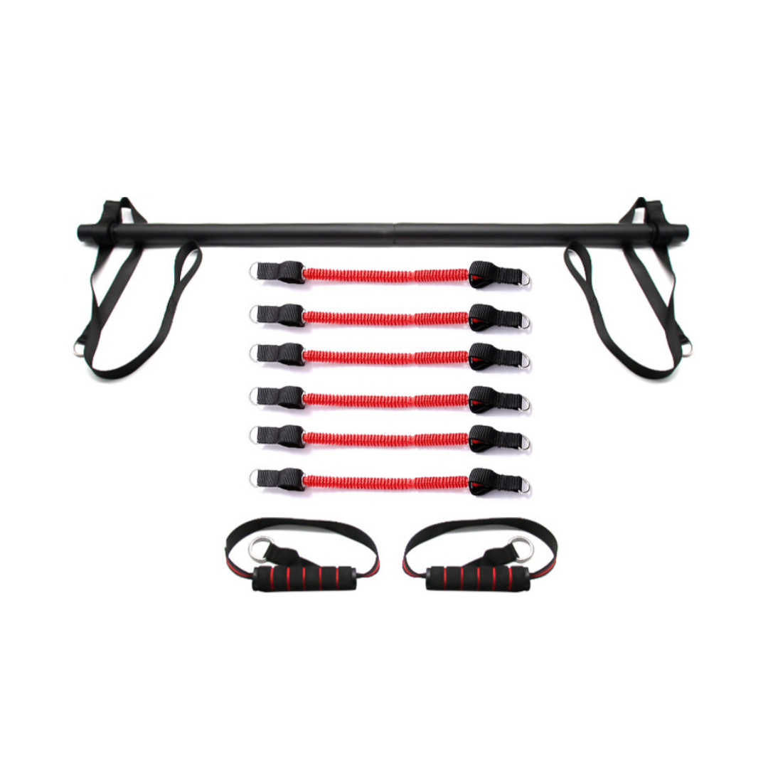 Pilates Training set - Oefenstang met Weerstandsbanden